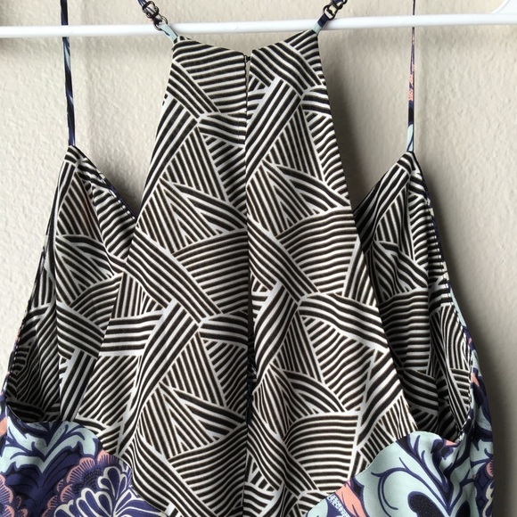 Greylin Morris Silk Celadon Print Dress - Picture 8 of 8